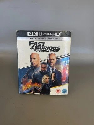 Fast And Furious Hobbs And Shaw 4K Ultra HD & Blu-Ray Free p&p - Image 1 of 4