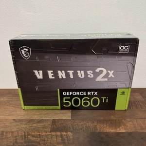 MSI Ventus GeForce RTX 5060 Ti 16GB GDDR7 PCI Express 5.0 x 16 Graphics Card - Picture 1 of 4