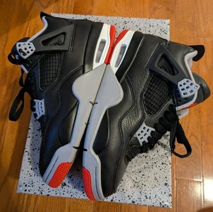 Nike Air Jordan 4 Retro Bred Reimagined Men Size 7 FV5029-006 - Picture 1 of 9