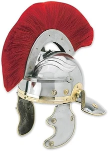 Medieval Warrior Roman Imperial Centurion Historical Helmet Armor 18G Steel - Picture 1 of 4