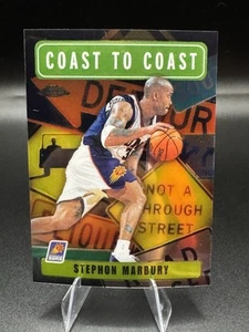 2002 Topps Chrome #CC10 Stephon Marbury Coast to Coast Suns Basketball A3G - Bild 1 von 2