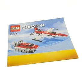 1x Lego Building Instructions Booklet 1 Creator Airport Adventures Hovercraft 7292