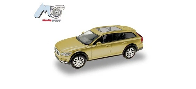 Herpa 87MC000021 - 1/87 MicroCity: Volvo V90, Oro (Dal 2017) - Nuovo - Immagine 1 di 1