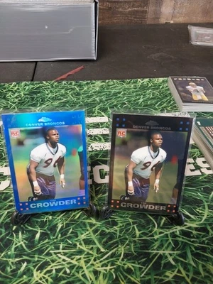 🏈 2007 Topps Chrome Football Base Card Refractor #TC239 Tim CROWDER 🏈 - Image 1 of 4