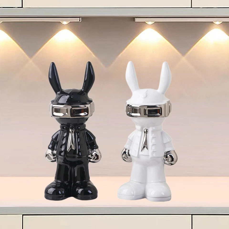 Figurina del  dell' Statua del coniglio dell' Regalo minimalista per - Immagine 1 di 1