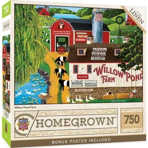 MasterPieces Puzzle; Willow Pond Farm von Gail Fraser; 750 Teile - Bild 1 von 3