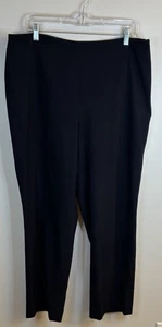 Talbots klassische Damenhose mit seitlichem Reißverschluss 16 marineblau gerades Bein hoher Bund Knöchelarbeit - Bild 1 von 10