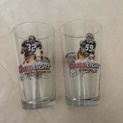 复古彩色轻钢眼镜 Jack Ham 和 Franco Harris — 第 1/4 张图片