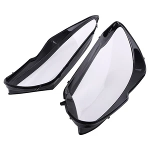 Left+Right Headlight Lens Cover For Mercedes-Benz C-Class W205 2015-2017 Clear - Picture 1 of 6