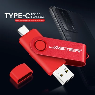 USB-C Flash Drive 128GB Free Custom Logo TYPE-C Memory Stick Drives Storage 64GB - Image 1 of 4