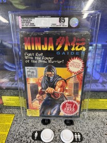 1990 IBM PC Ninja Gaiden Graded VGA 85 Sealed BIG BOX 3.5 5.25 Tecmo Top Pop 4