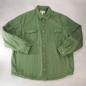 Chaqueta de Lona Duluth Para Hombres 2XL Forrada de Vellón Con Capucha Cremallera Completa Verde Alta - Imagen 1 de 10