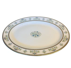 vtg Minton Henley lg platter 16" x 12" Bone China Made in England - Picture 1 of 10