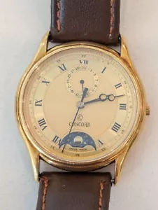 Concord Moonphase Moon Calendar 18k 750 Watch (915665) - Picture 1 of 2