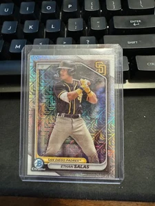 Ethan Salas 2024 Bowman Chrome #BCP-102 Mojo Refractor - Padres - Picture 1 of 2