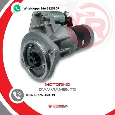 Motorino D'avviamento Per Nissan Terrano Atleon Trade 2.7 3.0 1998 Diesel - Immagine 1 di 4