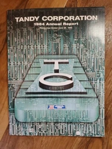 Tandy Corporation Annual Report Book June 30 1984 . Great Shape - Picture 1 of 9