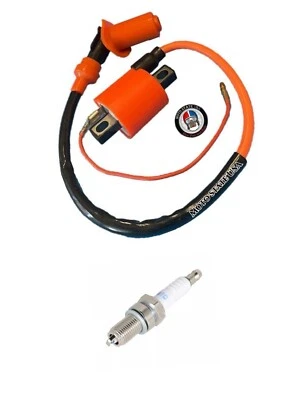 Ignition Coil & Spark Plug  For KAWASAKI KX 60 65 80 85 100 125 250 300 450 500 - Image 1 of 3