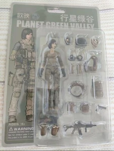 Ou Ying Studio 1/18 Planet Green Valley 3,75" Female Soldiers Actionfiguren Neu - Bild 1 von 2