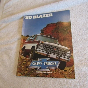 Chevrolet 1980 OEM Blazer Chevy Trucks nuova brochure vendita auto NOS - Foto 1 di 3