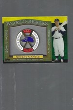 2011 Topps Commemorative 1961 World Series Medallions Card Mickey Mantle Yankees