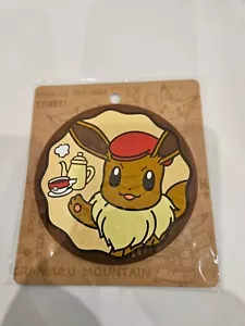2023 Japan Pokemon Center Cafe Limited Rubber Coasters - Eevee | Brand New - Picture 1 of 2