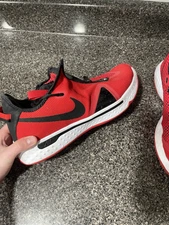 Size 11 - Nike PG 4 TB University Red Basketball shoes