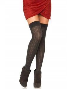 Brand New Angie Rib Knit Knee Socks Leg Avenue 6926 - Picture 1 of 13