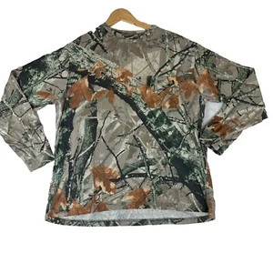 Outfitters Ridge Fusion 3D Camo Long Sleeve Button Up Hunting Shirt Mens Large - Picture 1 of 10