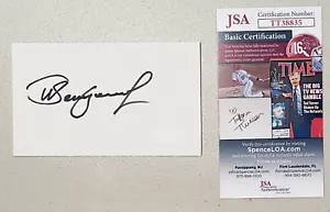 Uljana Semjonova Firmata Autografata 3x5 JSA Certificato Pallacanestro HOF - Foto 1 di 1