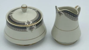 Mikasa Sugar & Creamer Beautiful! 2 pc Set plus Lid Grande Ivory - Picture 1 of 13