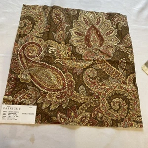Fabricut Fabric Sample Peaceful Chaos Cotton Blend 17x17 inches - Picture 1 of 3