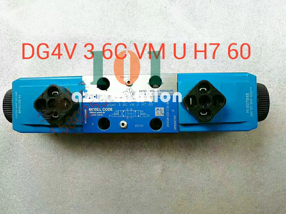 1PCS NEW FOR vickers Electromagnetic directional valve DG4V-3-6C-VM-U-H7-60 24V - Image 1 of 3