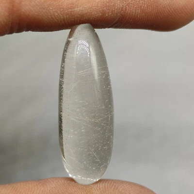 Designer golden rutile qartz cabochon rutilated quartz healing gemstone G7052 AU - Image 1 of 4