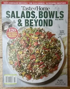 TASTE OF HOME Magazine Salads Bowls BEYOND RECIPES 2024 - Picture 1 of 1