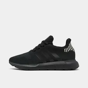 WOMEN'S ADIDAS ORIGINALS SWIFT RUN CASUAL SHOES CORE BLACK FW5030-001 SIZE 5-11 - Picture 1 of 7
