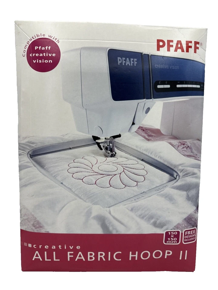 PFAFF Creative All Fabric Hoop II 150 x 150 mm w/ quick release for embroidery - Image 1 of 4