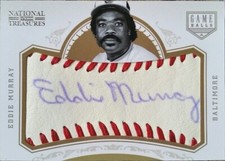 2012 National Treasures Game Ball Eddie Murray Signature Auto 5/5 *see Pics*
