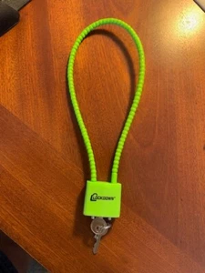 PISTOLE NEU SICHERHEITSSCHLOSS KABEL, Lockdown 15" Kabelschloss für die meisten Waffen/Gewehre - Bild 1 von 3