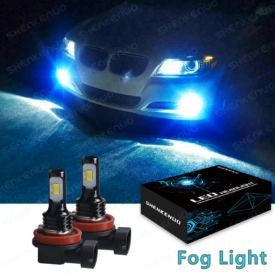 Lâmpada de neblina frontal LED 8000K para BMW 320i 328i 335i 525i 528i 535i xDrive 2 peças - Imagem 1 de 4
