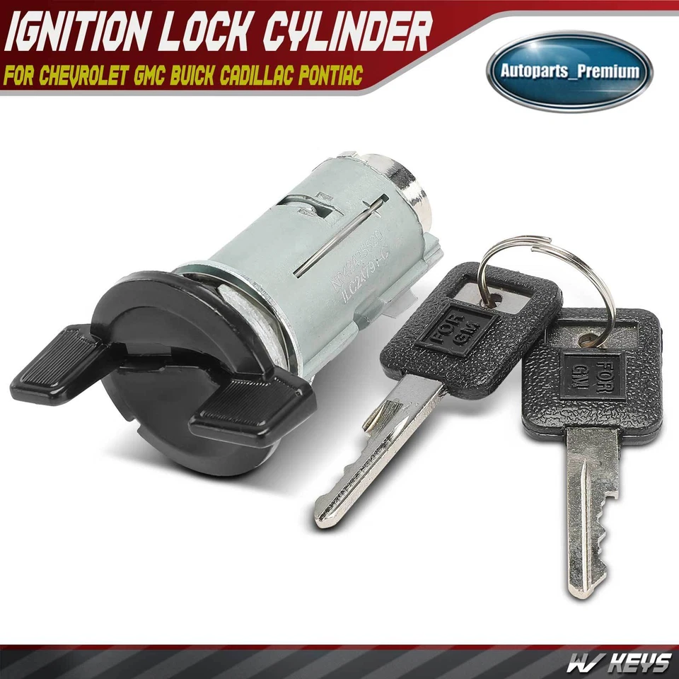 Cilindro de bloqueo de encendido Zamak 5 con llaves para Chevrolet GMC Buick Cadillac Pontiac Foto 1 de 4