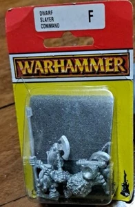 Warhammer Dwarf Slayer Command Metal Nib Oop Games Workshop D57 - Picture 1 of 2