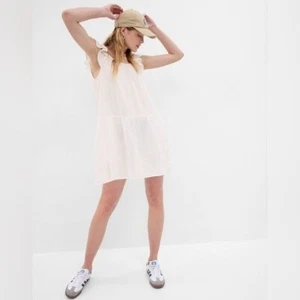 NWT Gap Summer Boho Style Crinkle Cotton Dress - XXL - Picture 1 of 2