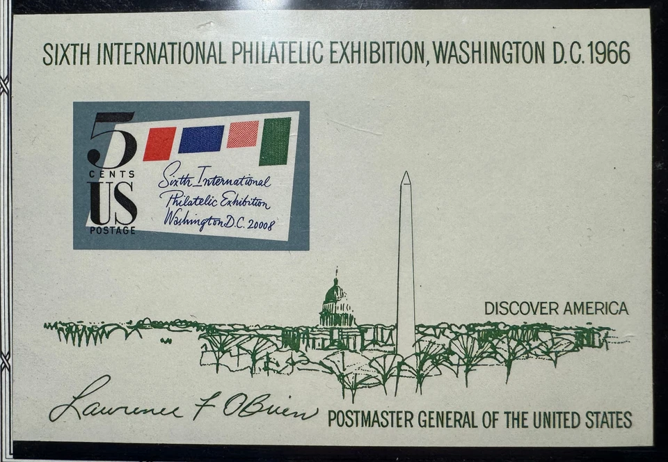 United States SIPEX souvenir sheet  SC 1311 MNH - Image 1 of 1