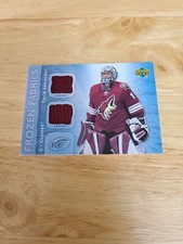 2007-08 UD Ice David Aebischer Dual Jersey Frozen Fabrics FF-AE $$$
