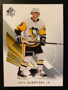 Jake Guentzel 2017-18 SP Authentic Hockey UD #85 Pittsburgh Penguins - Picture 1 of 2