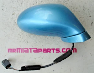 Espejo retrovisor lateral de puerta azul eléctrico paso derecho Mazda Miata 99-05 OEM NB 00 01 02 03✅ - Imagen 1 de 17