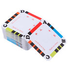  150 Pcs Paper Weaving Cards Loom DIY Tablet Square Tool Lovers Four Holes