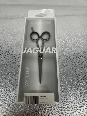 Jaguar Línea Blanca Satinado Izquierdo 5 Pulgadas Profesional Acero Corte de Pelo Foto 1 de 4