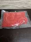 Glass Seed Beads 4Mm Flat Round Shape Loose Bead Jewelry Diy Red
